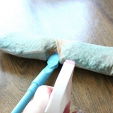 바닥 먼지 청소법