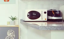 손 안 대고 전자레인지 청소하기