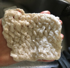 천연수세미로 주방을 빡빡~!