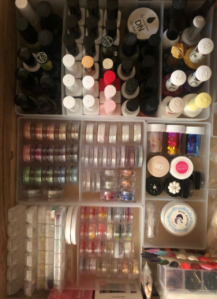 네일재료 정리했어요~