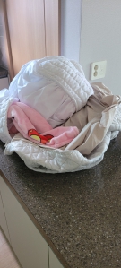 이불이한가득 빨래  정리