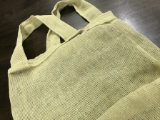 삼베로 주머니 만들었어요