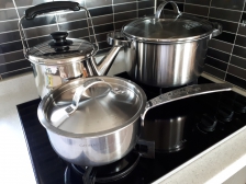 스텐냄비 묵은때 제거