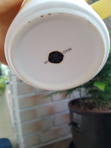 낡은 머그잔 화분만들기