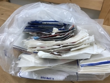 동사무소에 휴지교환하러 갑니다