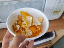 귤껍질로 전자렌지 청소