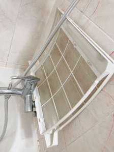 에어컨 필터 청소했어요