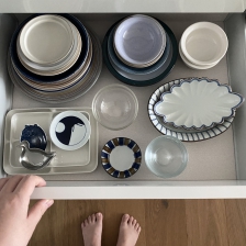 서랍장 정리하니 속이 시원하네요 : )