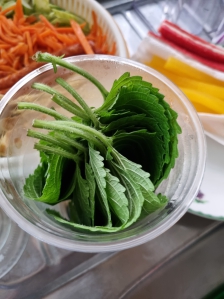 적은양의 야채보관