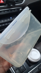 아침식사용 토스트 밀폐용기 사용하기