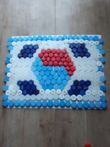 개천철 기념 플라스틱 병뚜껑