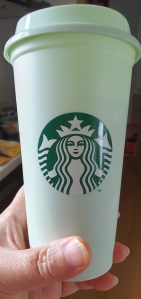 운동가면서 하루일과처럼 텀블러사용