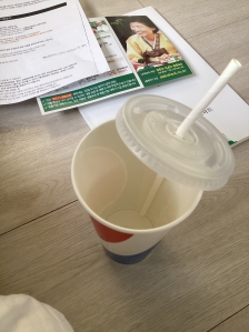 종이빨대 사용햇어요