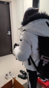 숏패딩  번개장터 후기