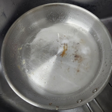 스텐팬 베이킹소다로 씻기