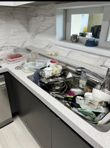 주방 정리 전과 후! 정리습관 길러요 ^^