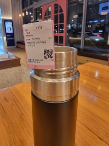 텀블러사용해요~