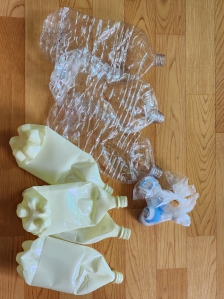 라벨제거후 씻고 말리고 압축까지!