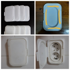 물티슈 뚜껑의 변신