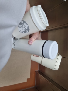 텀블러 사용 했어요