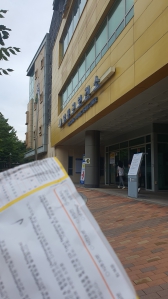 보건소에 약 배출하러 왔어요