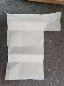 우유팩 씻어말리기