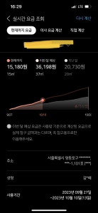 실시간가스요금