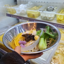 마라탕,스텐냄비에 포장해 왔어요^^