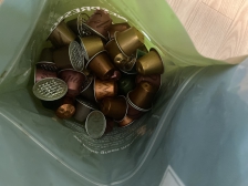 커피캡슐 재활용 모으기 중!