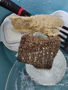 친환경 수세미 사용