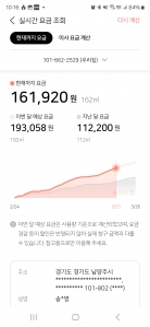 자가검침 후 실시간 요금 계산