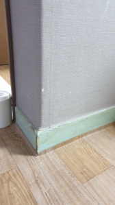 오래된 몰딩에 시트지작업