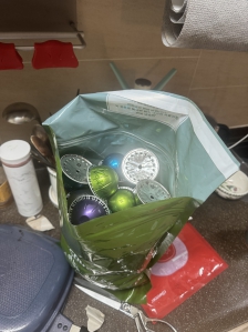 커피 캡슐 재활용 수거 요청했어요.