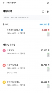 도시가스 요금  모바일 영수증 받고 있어요