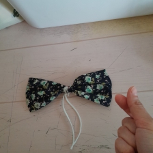 일회용마스크끈으로 머리띠