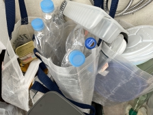 타포린백이 탄탄하고 방수도 되서 분리수거함으로 굿