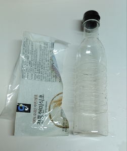 라벨 제거 후 분리수거