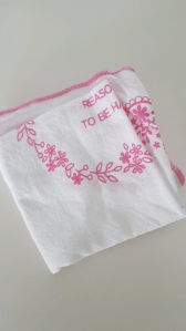 물티슈대신 손수건