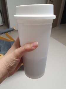 다회용 용기 사용중