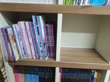 전집45권보내요  책장 한칸을 비웠네요