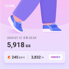 500보이상 걸어요