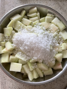 수박껍질로 김치!