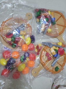 피자만들기, 과일 자르기