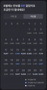 시간 내서 운동 삼아 저녁에 걷다뛰다 해보니