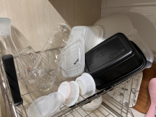 배달용기 설거지 하기