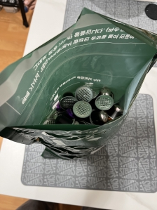 한달에 한번정도 보내는 커피캡슐!