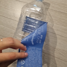 패트병 라벨제거하기