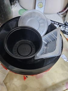 남기지 않고 씻어서 분리수거