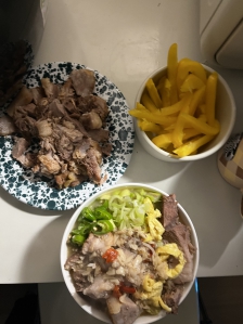 수육, 고기국수 완식