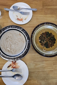 남김없이 다 먹었어요~